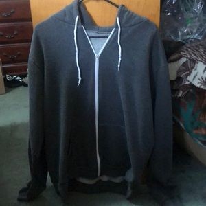 Plain grey hoodie